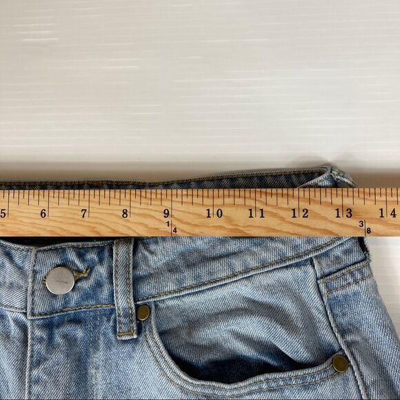 JUSTFAB Jeans Light Blue Wash Mom Boyfriend High Rise Jean Women's 27 - Picture 7 of 10